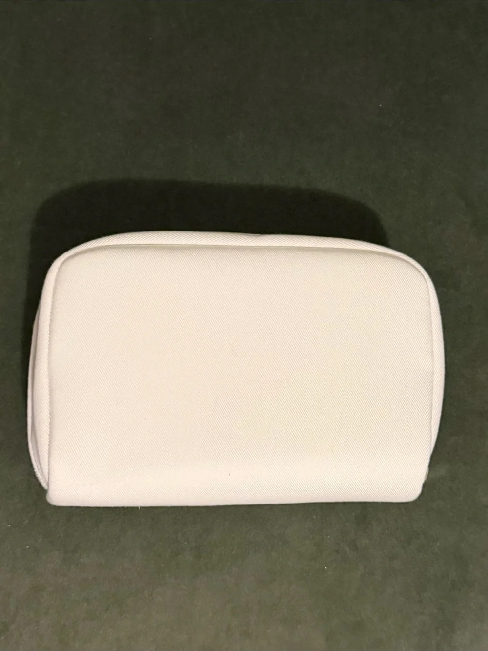 🤍Dior Off White Embossed Makeup Pouch🩶